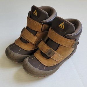 Mishansha Boys Girls Water Resistant Hiking Boots. Brown. Size 13 little kid